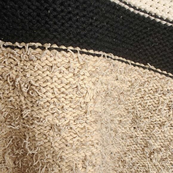 Umgee + women size 2XL Striped Raw Neutral Sweater Cozy Comfort pullover - Picture 8 of 9